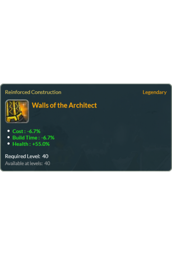 Walls of the Architect -6.7%